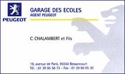 PEUGEOT Chalambert Bessancourt